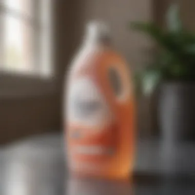 Color-safe fabric softener bottle