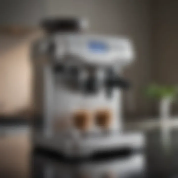 Stylish Breville coffee maker in kitchen