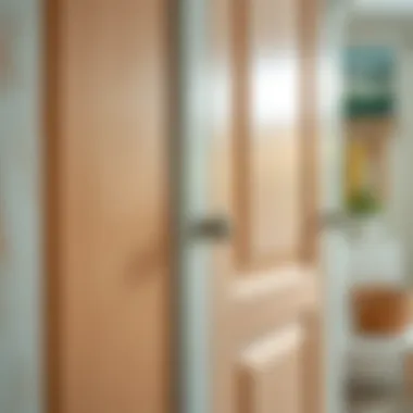 Crucial Surface Preparation for a Flawless Finish Examples of well-prepared cupboard surfaces ready for painting