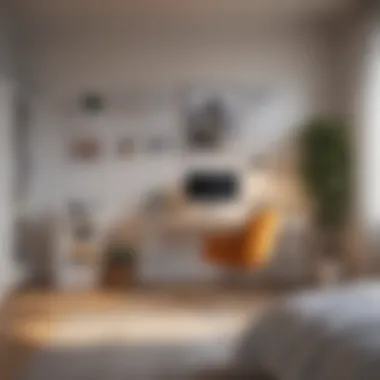 Creating Inspiration: A Workspace Within the Bedroom Bright and inspiring workspace in a bedroom setting