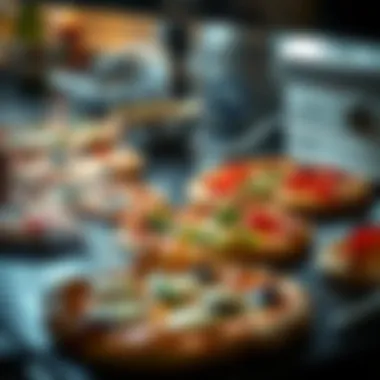 Delicious Pizzas Cooked in Breville Cooker An array of delicious pizzas cooked to perfection using the Breville pizza cooker.
