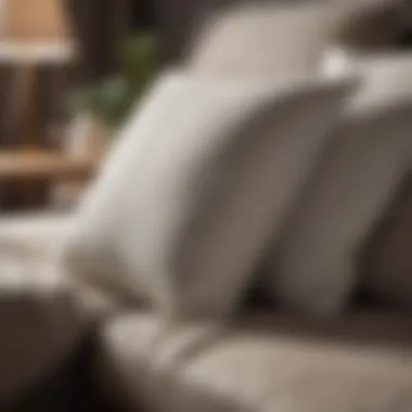 Different types of pillows for leg support