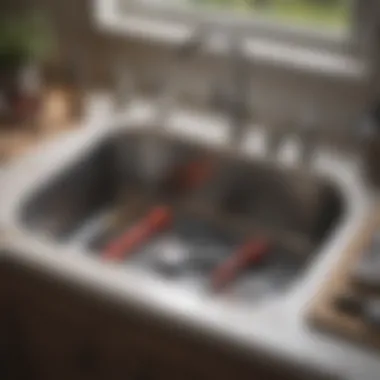Essential Tools for Professional Unclogging Professional plumbing tools laid out