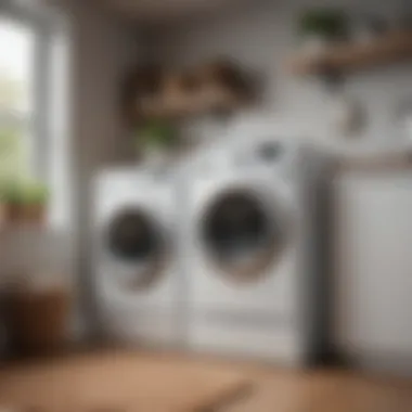 Energy-saving features of a washer dryer unit