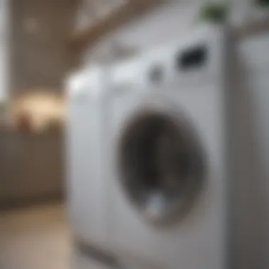Intuitive Controls for Easy Operation User-friendly control panel of a washer dryer