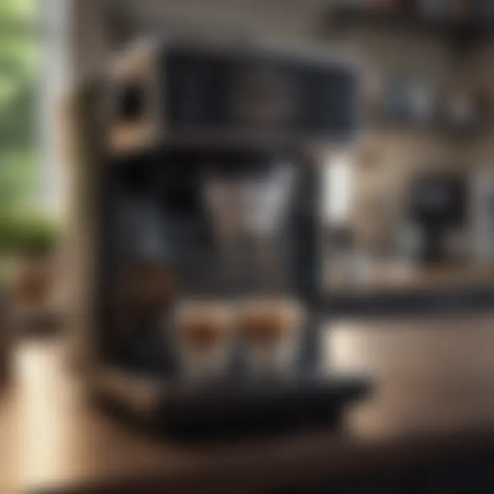 User-friendly coffee maker interface with digital controls