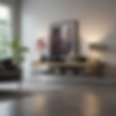 Innovative Designs for Contemporary Living Rooms Modern floor shelf design with unique geometric shapes