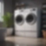 Modern washing machine with smart features