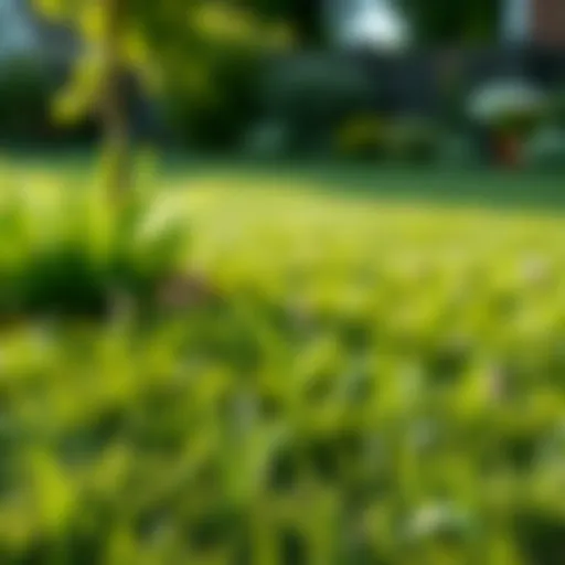 A vibrant lawn after successful weed removal