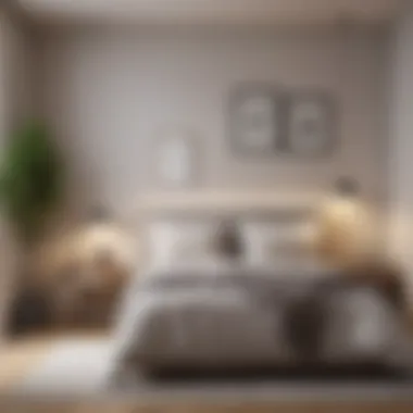 Minimalist Twin Bedroom Aesthetic Minimalist twin bedroom showcasing simplicity and style