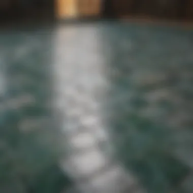 Flawless Installation of Self-Stick Tiles A well-installed self-stick tile showcasing a flawless finish