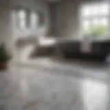 Elegant anti-slip tile flooring in a modern bathroom setting