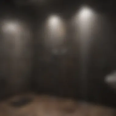 Shower Before and After Mold Remediation Before and after image of a shower after mold remediation