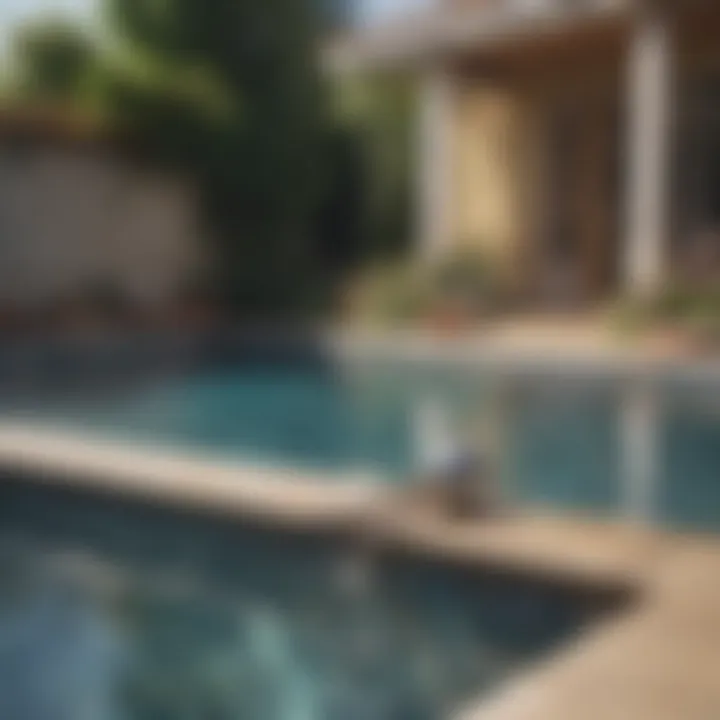 A visual representation of the benefits of pool shocking