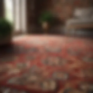 Elegant Carpet Design Elegant carpet design showcasing texture and color variations