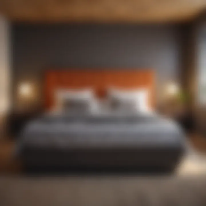 Comparison of double bed sizes in a compact room