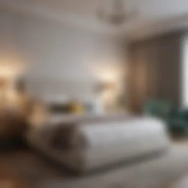 Elegant Bedroom Design with Double Bed Stylish bedroom showcasing a double bed layout