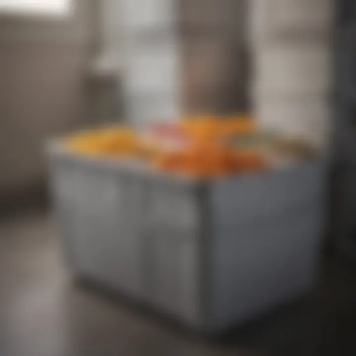 Different types of stackable bins for freezers