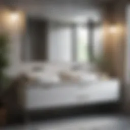 Elegant bathroom vanity showcasing modern design elements