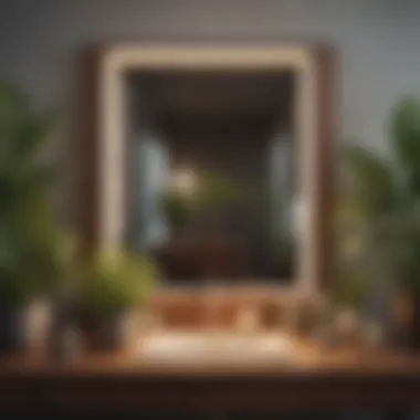 Conceptual art highlighting the psychological aspects of vanity