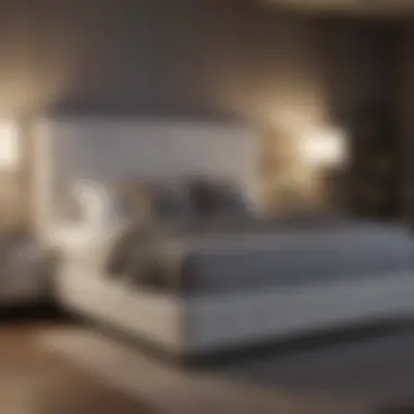 Variations of King Size Beds Different types of king size beds displayed in a showroom