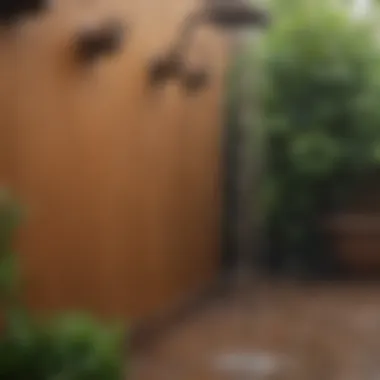 Rain chain facilitating water flow in a decorative way during rainfall