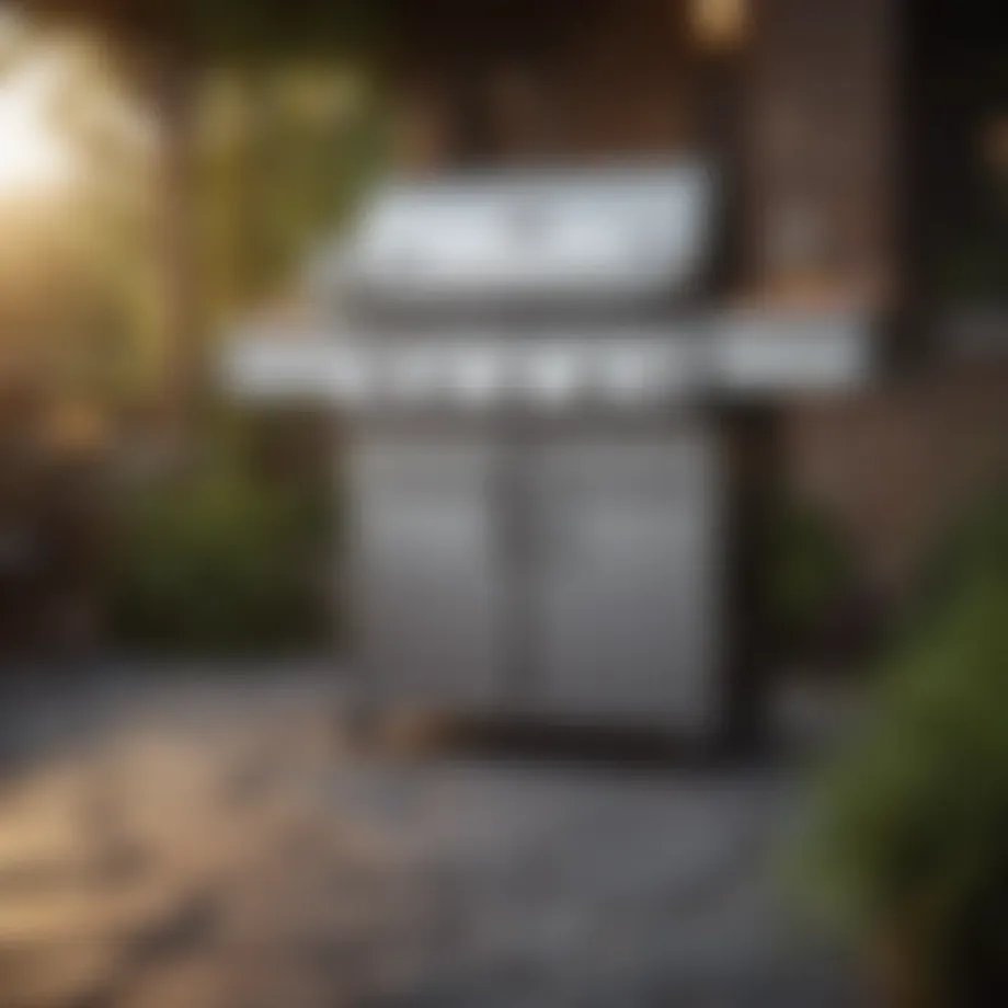 A beautifully designed Weber Summit grill showcasing its sleek finish and modern aesthetics