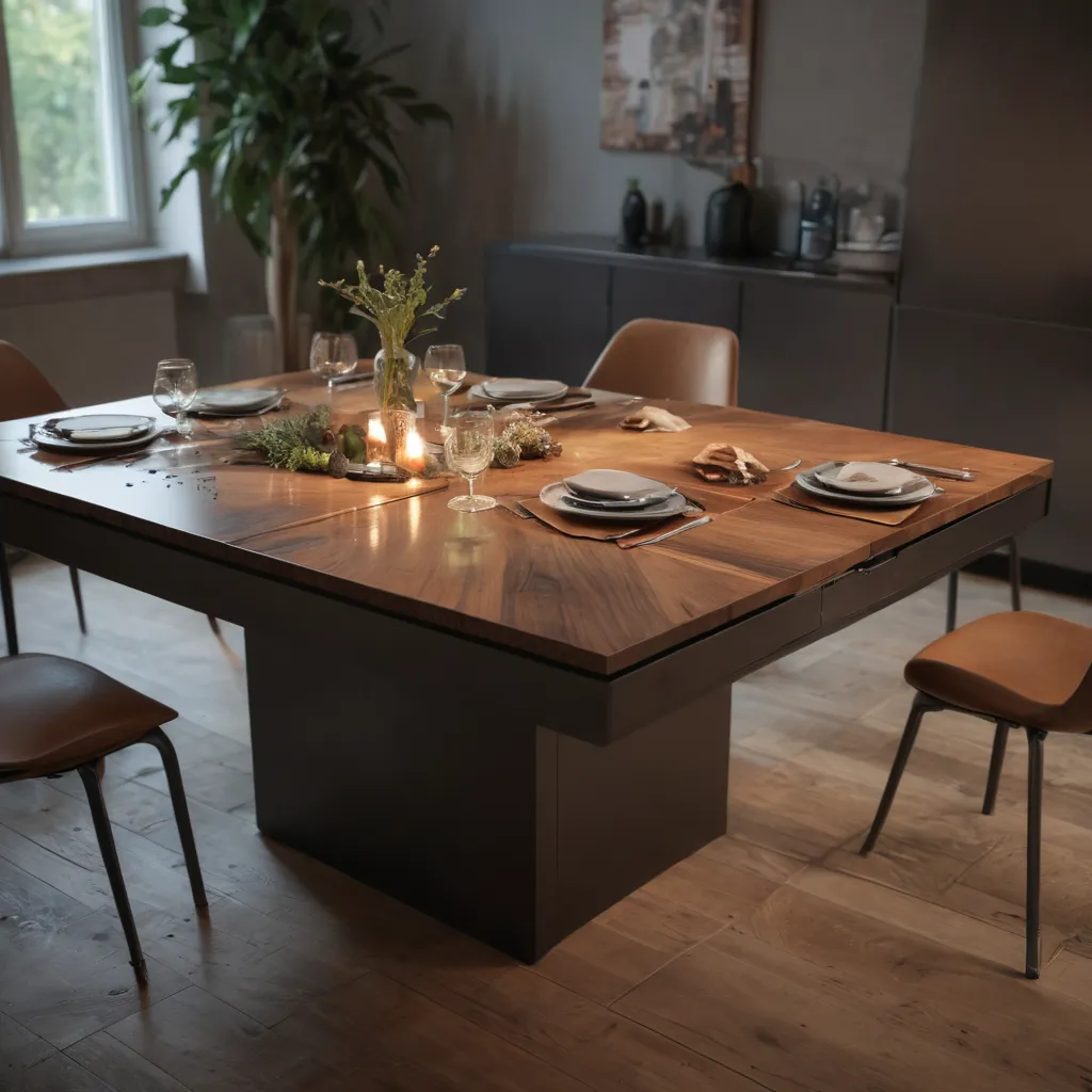Cabinet Converts to Table: Innovative Space Solutions
