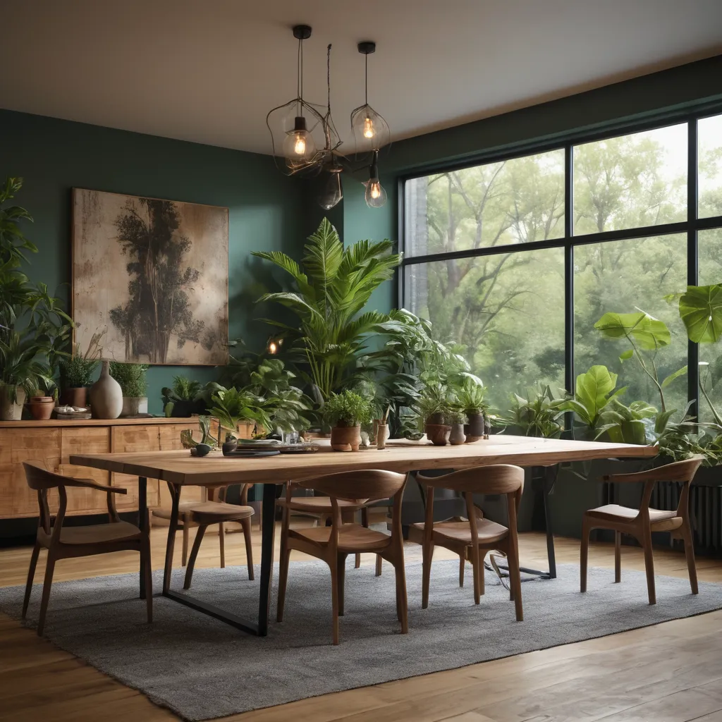 Innovative Green Dining Room Design Ideas